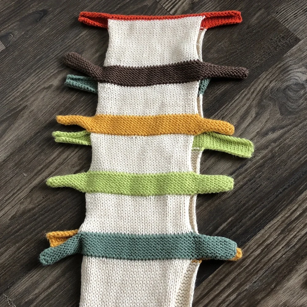 Little Journeys Chicago Alpaca Blend Scarf Quirky Eclectic Boho Multicolor